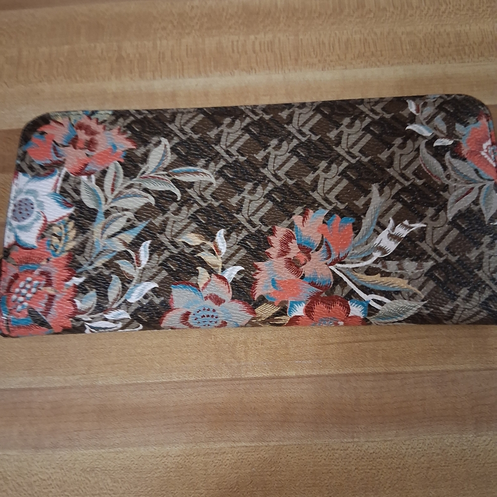 Ralph Lauren Floral Pattern Wallet